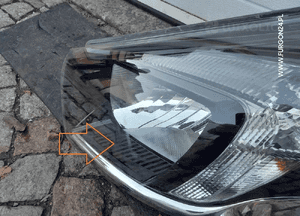 Lampa lewa przód trafic iii vivaro b primastar talento 15- 260608140R 2