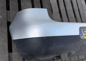 Vw golf v zderzak tył tylny srebrny LA7W 5D 3