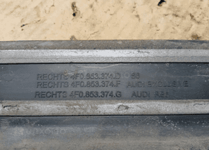 Listwa progowa progu prawy przód przednia prawa Audi A6 C6 4F0853374C 4