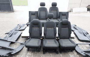 Fotele siedzenia wnętrze 7 osób ford s-max MK1 8