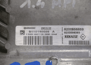 Sterownik silnika dacia sandero 1.4 mpi 8200856659 2