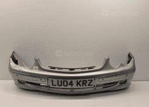 Zderzak przód przedni do mercedes benz clk W209 lift fl pdc czujniki spryskiwacze lamp xenon 744 srebrny halogeny 1
