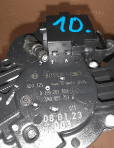 SILNICZEK WYCIERACZKI TYŁ VW GOLF V PLUS nr 5M0955711B / 0390201809 3