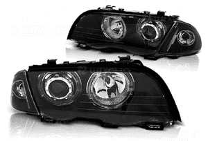 LAMPY REFLEKTORY DO BMW E46 SEDAN TOURING OD 1998 DO 08.2001 Roku RINGI LED 2