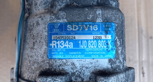 VW Golf IV 4 Seat Leon Skoda Octavia Audi A3  2.0 8V 1.8 1.9 kompresor sprężarka klimatyzacji 1J0820803A 2