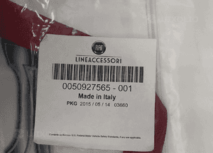 Fiat 500X pokrowiec na samochód logowany nowy oryginał 8