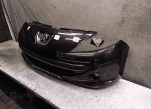 Zderzak przód przedni peugeot 207 exl czarny halogeny 4