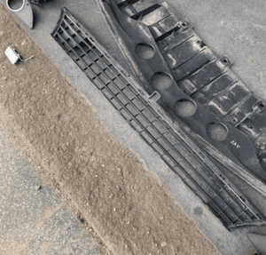 MERCEDES B 245 zderzak przód chrom halogen kratka lift 7