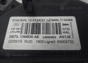 Ford Mondeo MK V 2014 Lewa strona Lampy przednie 5