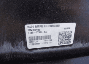 Ford fiesta MK8 zderzak tylny nowy H1BB-17906-A1 4