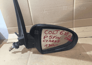 Lusterko prawe 5 pin mitsubishi colt vi cc cabrio czarny 1