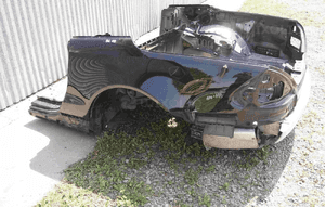 Cwiartka błotnik prawy lewy mercedes sl R230 kolor 197 3