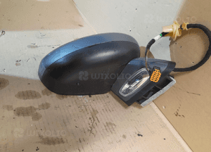 Lusterko prawe 8 pin citroen C4 lift szary ktp 7