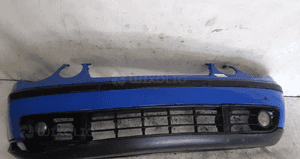 Zderzak przód przedni do volkswagen vw polo 9N halogeny LW5Z niebieski akryl 1