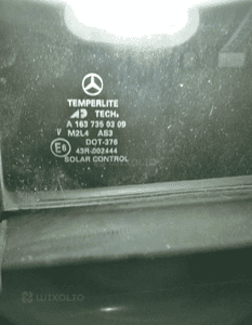 Drzwi lewy tył tylne lewe Mercedes ML W163 LAK 040 6