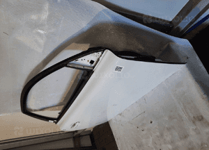 ! DRZWI PRZÓD PRZEDNIE PRAWE VOLVO C30 614-46 BIAŁE 3D 3 DRZWI 3