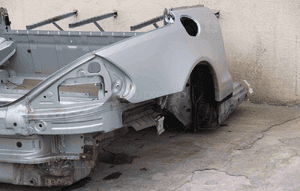 Cwiartka błotnik prawy lewy mercedes sl R230 kol C762 2