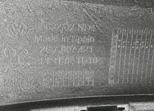Vw taigo 2G7 zderzak tylny 4XPDC 6