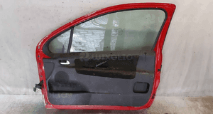 Drzwi przód przednie prawe peugeot 207 kkn czerwony 3D 3 drzwi 5