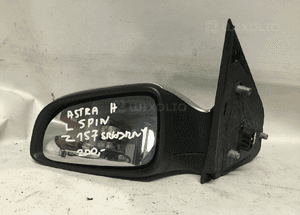 Lusterko lewe 5 pin opel astra h Z157 srebrny 2