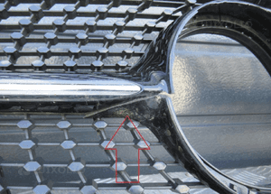 Grill gril atrapa mercedes a-klasa W176 amg lift 2015- 5