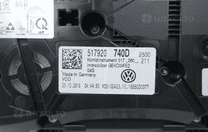 Licznik zegary vw sportsvan 517 69344KM 517920740D 6
