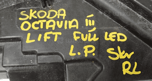 Lampa lewy przód skoda octavia iii lift full led  5E1941015E 7