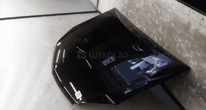 Maska pokrywa silnika opel astra h 3 iii Z20R czarny 3