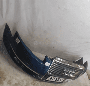 Zderzak przód przedni audi A6 C6 LZ5W niebieski halogeny 4