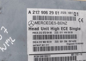 MERCEDES E 212 207 c 204 Comand radio zmieniarka NTG 4.5 nawigacja 4