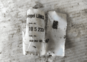 Audi A6 C7 4G lift lusterko lewe boczne anglik uk 4G0857507 3
