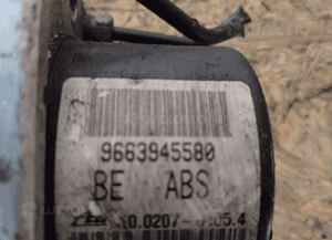 Pompa hamulcowa abs citroen C2 C3 peugeot 207 1007 9663945580 4