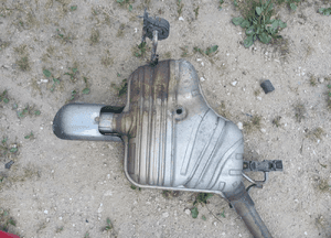 mercedes w164 w251 3,2 CDI tlumiki wydech KOMPLETN 4