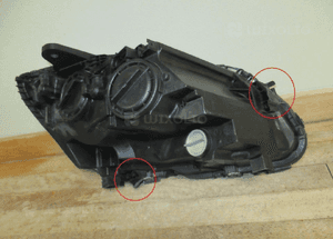Lampa przód przednia prawa lewa mercedes c-klasa W205 2014- 16
