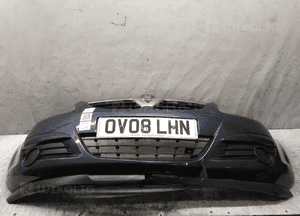 Zderzak przód przedni opel corsa d Z168 szary grafitowy lekko uszkodzony dołem ! 1