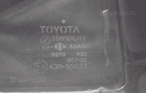 Toyota Land Cruiser LJ70 szyba drzwi lewa tylna 4