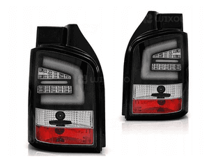 Lampy Tylne DIODOWE VW T5 03-09 BLACK LED BAR 1