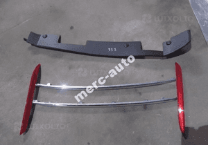 mercedes s 222 chrom listwa odblask zderzaka tył