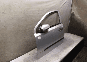 Drzwi przód przednie lewe opel astra h 3 iii Z157 srebrny 5D 5 drzwi hb 3