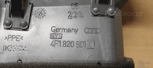 Kratka nawiewu powietrza lewa Audi A6 C6 4F1820901C 6