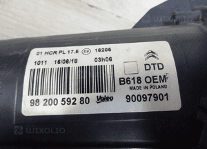 Citroen C3 iii reflektor lampa prawa przód przednia 9820059280 8