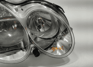 Lampa prawa prawy przód przednia mercedes clk W209 209 2005-2009 lift euro 6
