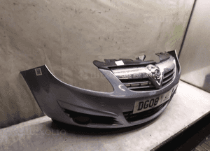 } ZDERZAK PRZÓD PRZEDNI OPEL CORSA D Z163 SZARY 4