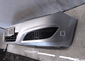 Zderzak przód przedni do opel astra h 3 iii lift fl halogeny Z157 srebrny 2