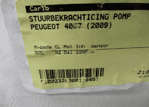 Pompa wspomagania Peugeot 4007 2,2 HDI 09r 7