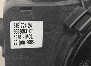 Peugeot 307 przelacznik pod kierownice swiatel tasma  96605673XT 96605592XT 96563489XT 96574965XT   96626581XT 22