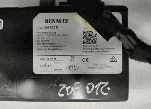 Moduł sterownik nawigacji renault zoe i 282755767R 2013-2019 3