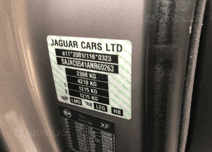 Tylna klapa bagażnika LMO Jaguar XF X250 2