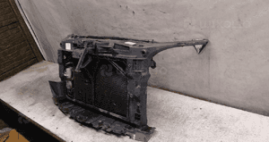 ) PAS PRZEDNI MAZDA 3 1.6 2006 BENZYNA WZMOCNIENIE CZOŁOWE CHŁODNICA WENTYLATOR 4