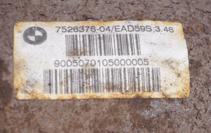 Most tył dyfer 7526376-04 3.46 bmw 6 E63 E64 4.4 645 ci 2